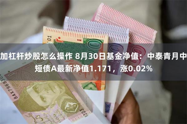 加杠杆炒股怎么操作 8月30日基金净值：中泰青月中短债A最新净值1.171，涨0.02%